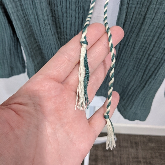 Flying Tomato Lightweight Embroidered Soft Jacket/Open Front Cardigan - Picture 8 of 9